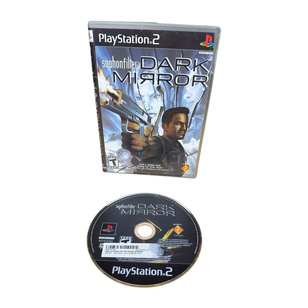 Syphon Filter Dark Mirror Playstation 2 PS2 Game‎ 2006 No Manual (TESTED) Sony